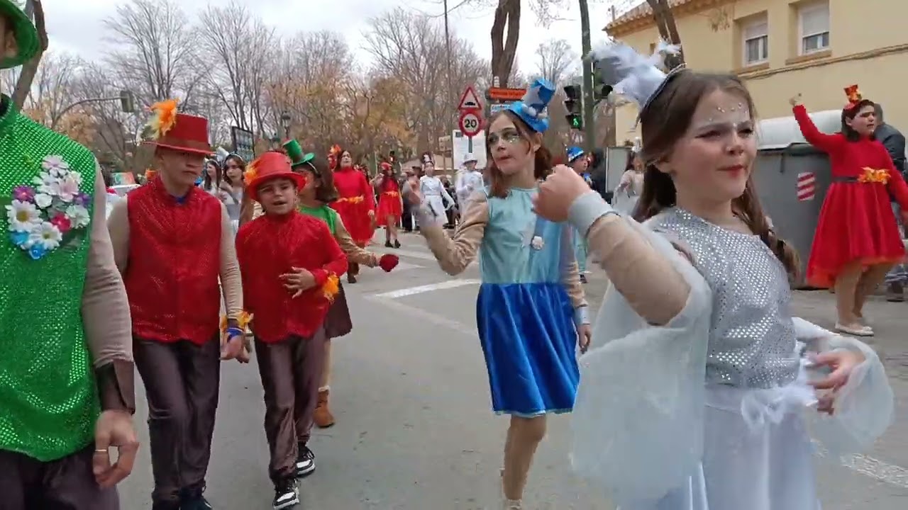 Desfile Escolar 2024 .- Colegio Carmelo Cortes,Carnaval de Tomelloso