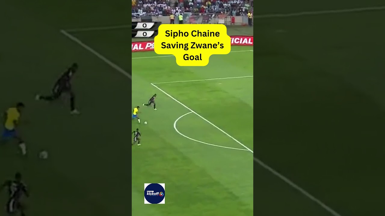 Sipho Chaine Saving Zwane's goal | Orlando Pirates vs Mamelodi Sundowns Highlight | MTN8 Final