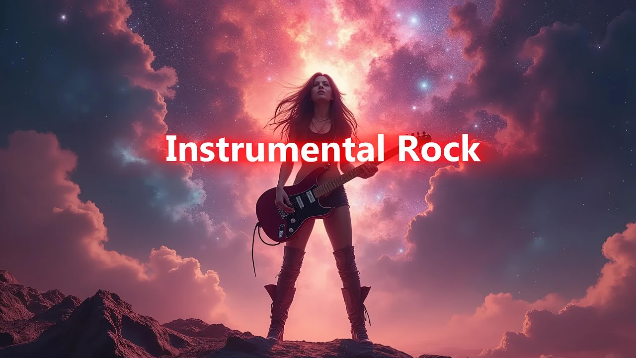 Cyberpunk Instrumental Rock - Dark Futuristic Guitar Playlist 🎸