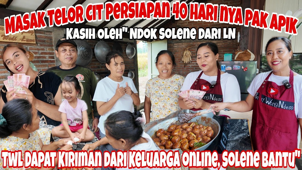 MASAK TELOR CIT 6 KG & AYAM GORENG 10 KG‼️PERSIAPAN MASAK GEDEN 40 H  P' APIK DARI KELUARGA ONLINE🙏