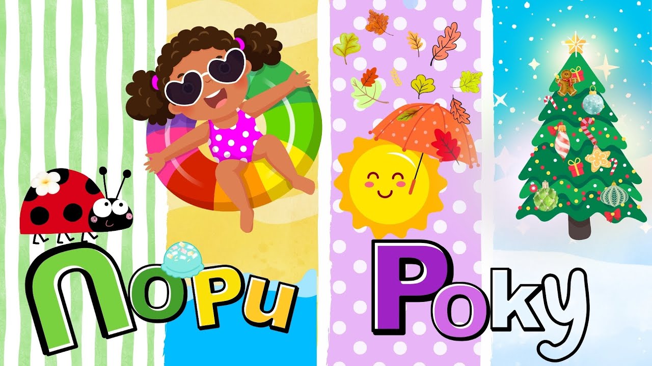 Пори Року Пісенька - Повчальні мультики для дітей українською