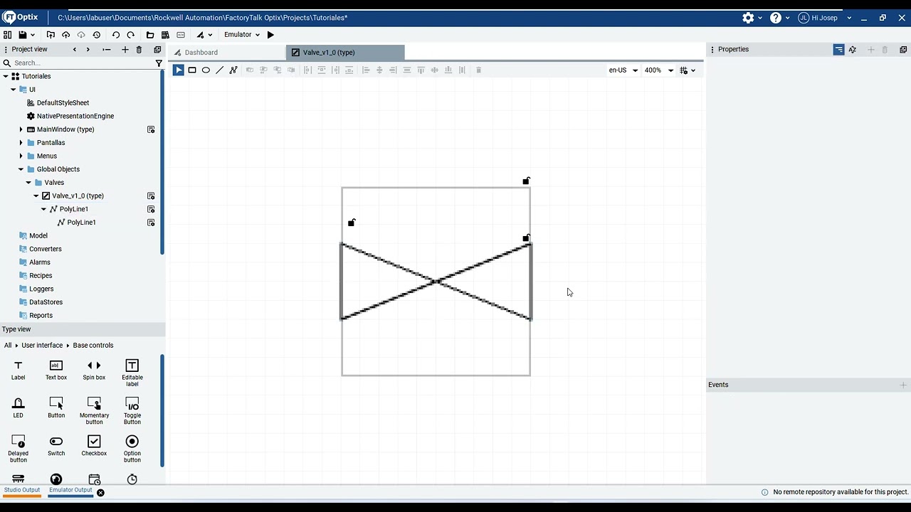 FactoryTalk Optix. Global Objects