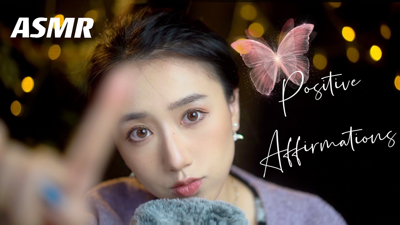 ASMR✨Positive Affirmationen für Selbstliebe, gegen Stress und Angst (Tapping & Scratching) Deutsch