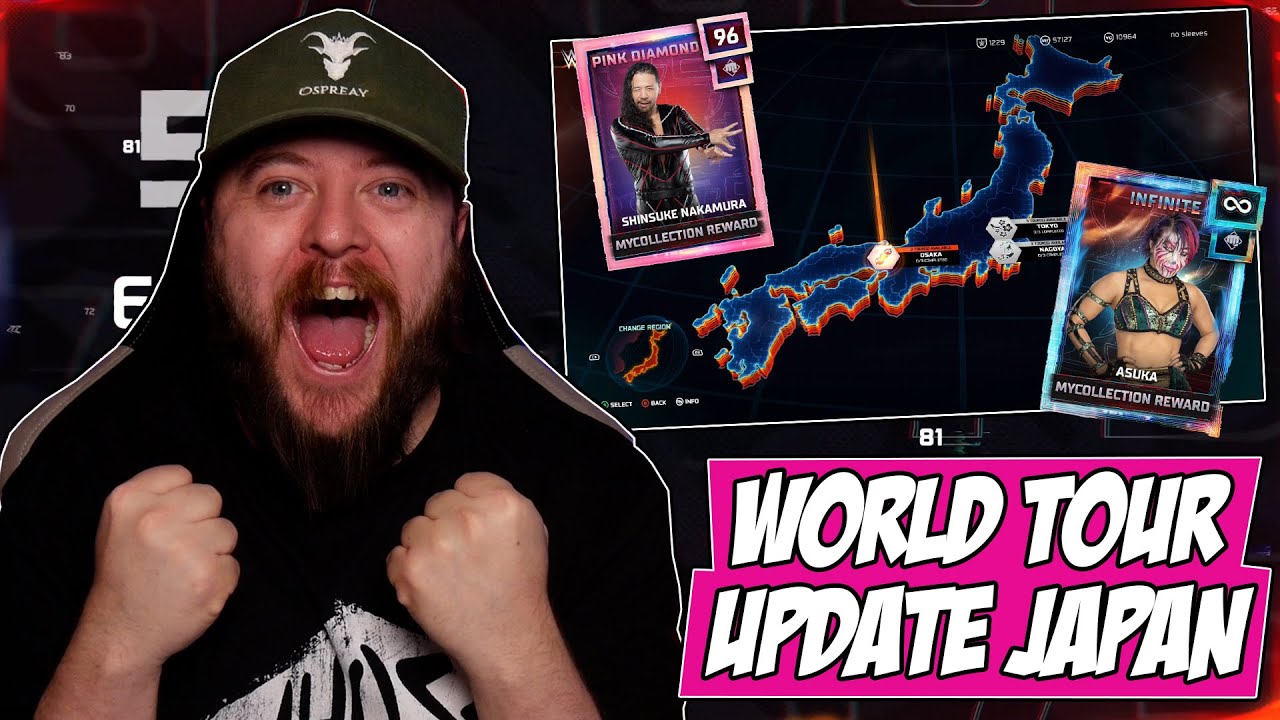 Вышло обновление для мирового турне по Японии | WWE 2K25 Myfaction