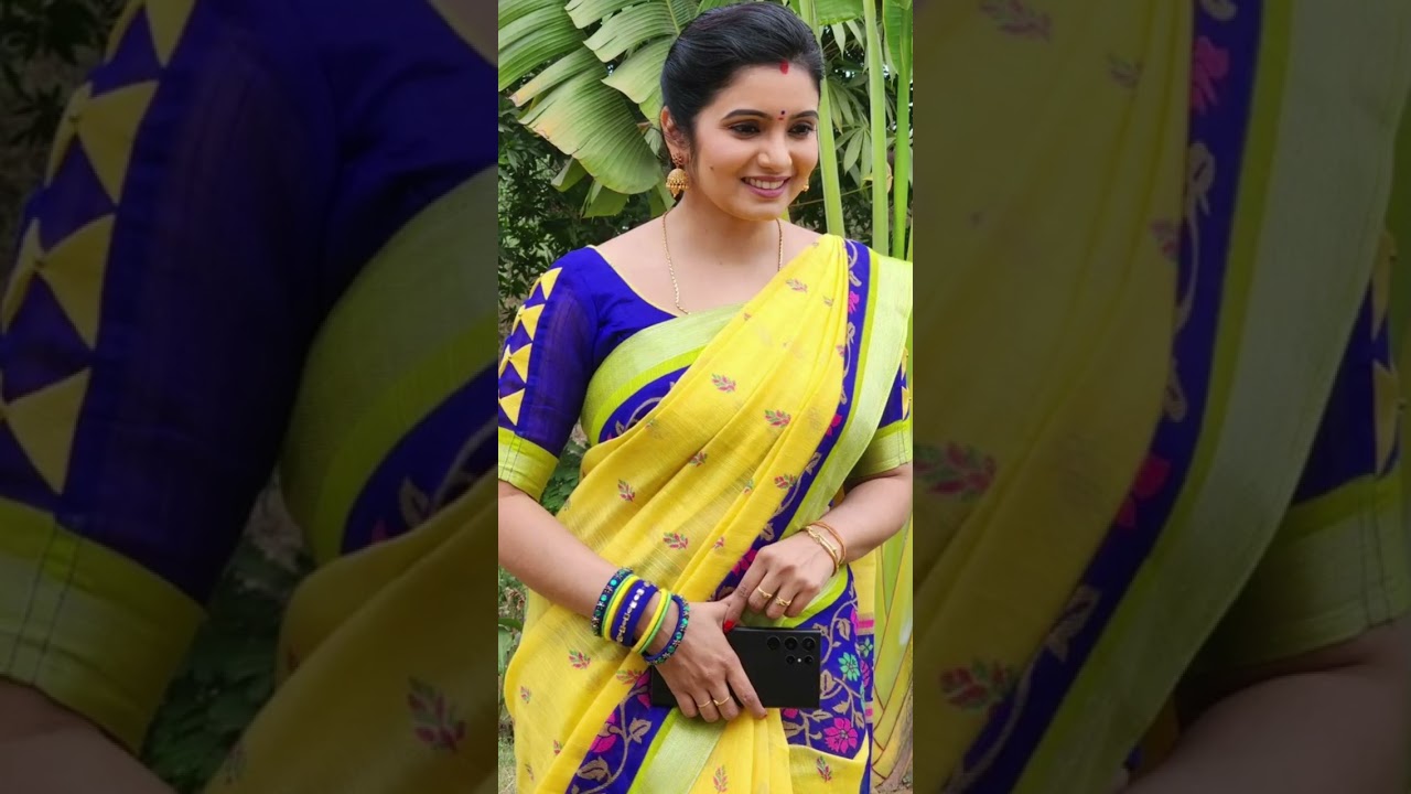 Serial actress Srithika Saree looks - Album         #srithika #teluguserial #tamilactors