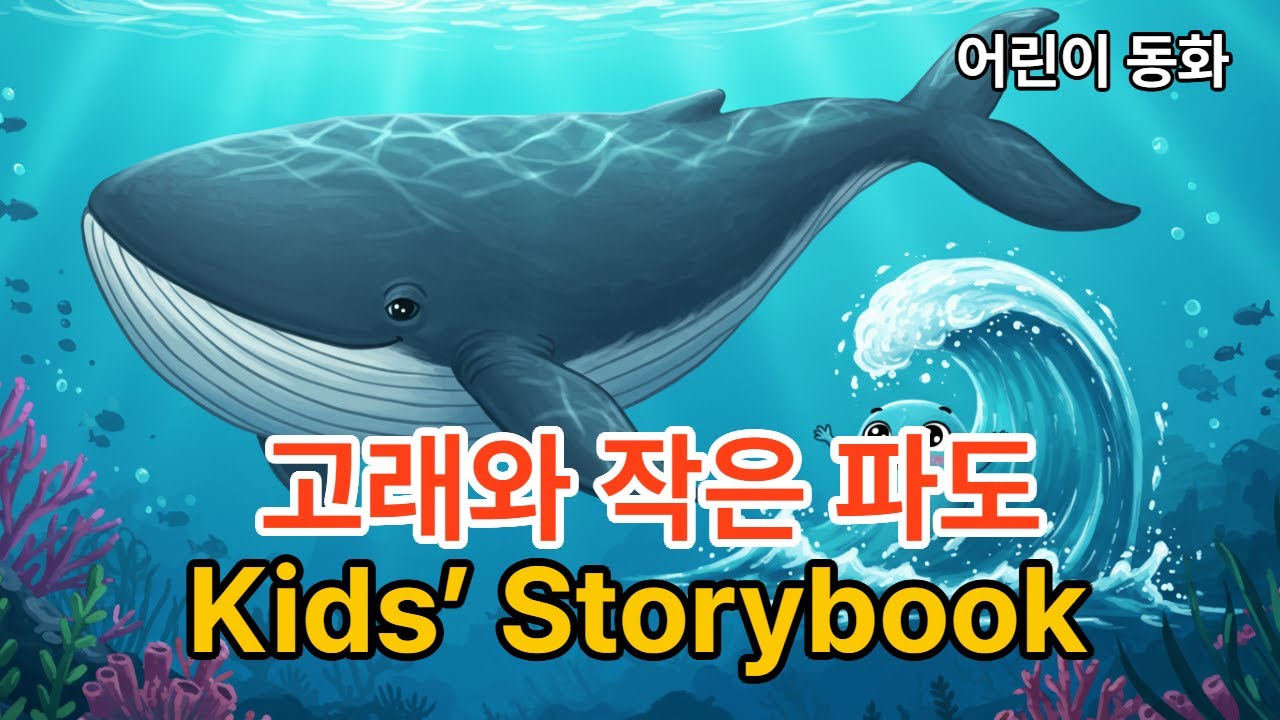 [어린이 동화]  고래와 작은 파🌟💕 [Kids Storybook] The Whale and the Little Wave 🐳🌊– Ep.17
