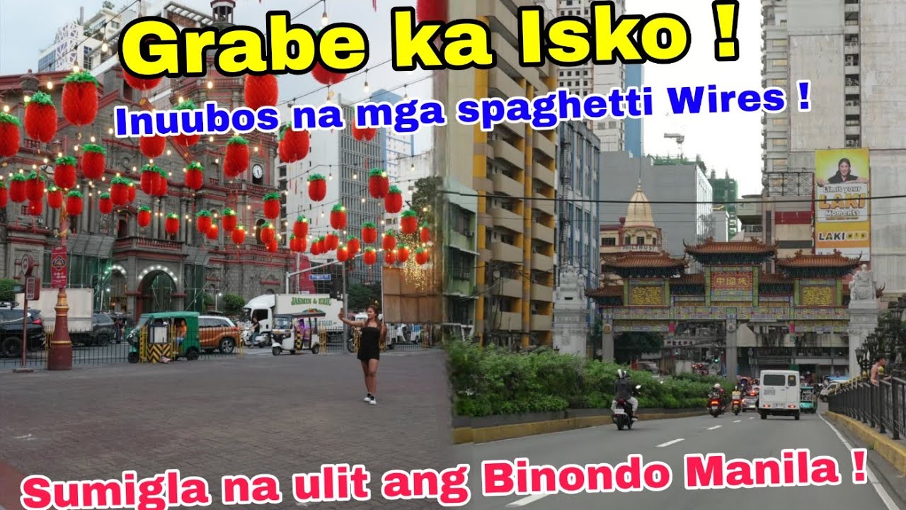 Binondo Chinatown Manila !  Naibalik na ang ganda ! Yorme lang nakagawa nito Plaza lorenzo - Quintin