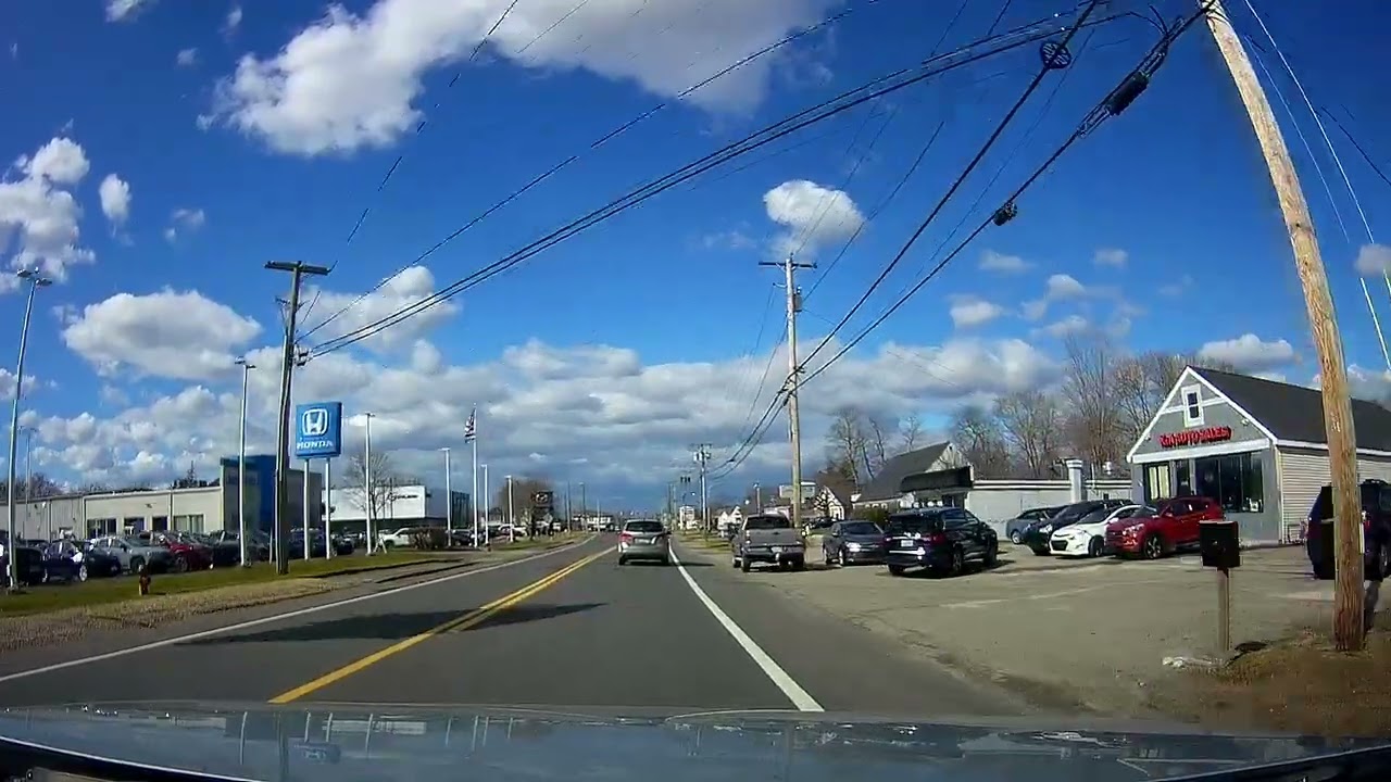 Driving through Seekonk, Massachusetts and East Providence, Rhode Island