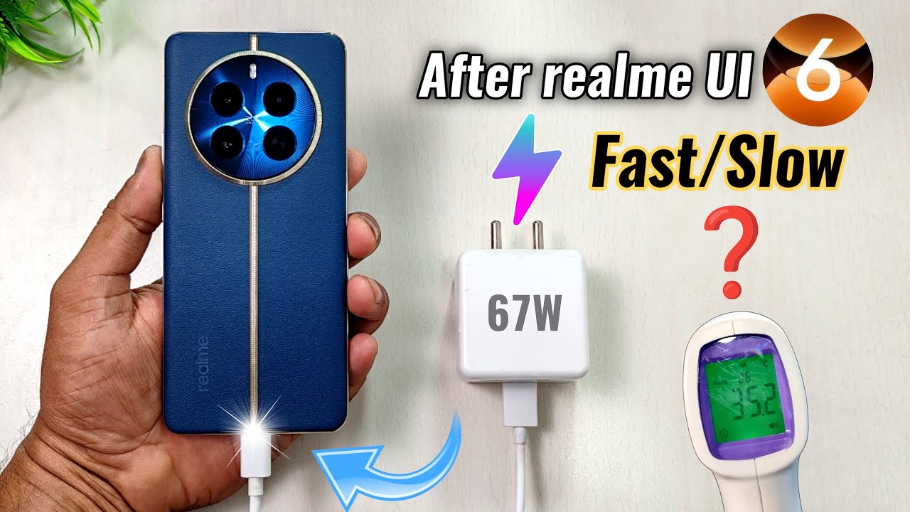 realme 12 Pro Charging Test After realme UI 6.0 Android 15 Update Fast or Slow ?