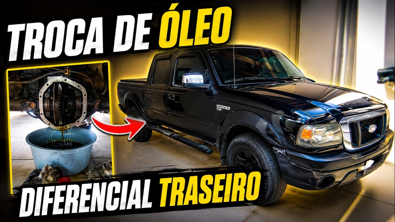 Troca do Óleo do Diferencial Traseiro, Respiro do Diferencial e do Câmbio Ranger 4x4 Turbo
