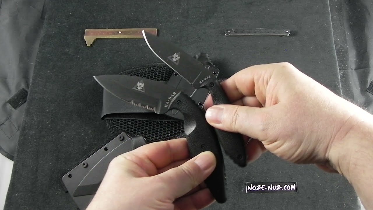 KA1486 KA-BAR TDI ANKLE KNIFE PLAIN EDGE