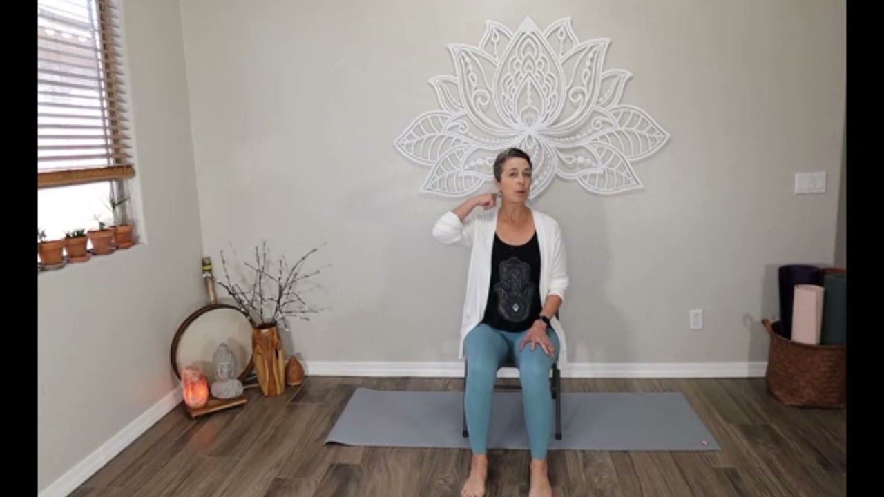Chair Yoga for Stress Relief - 34 mins