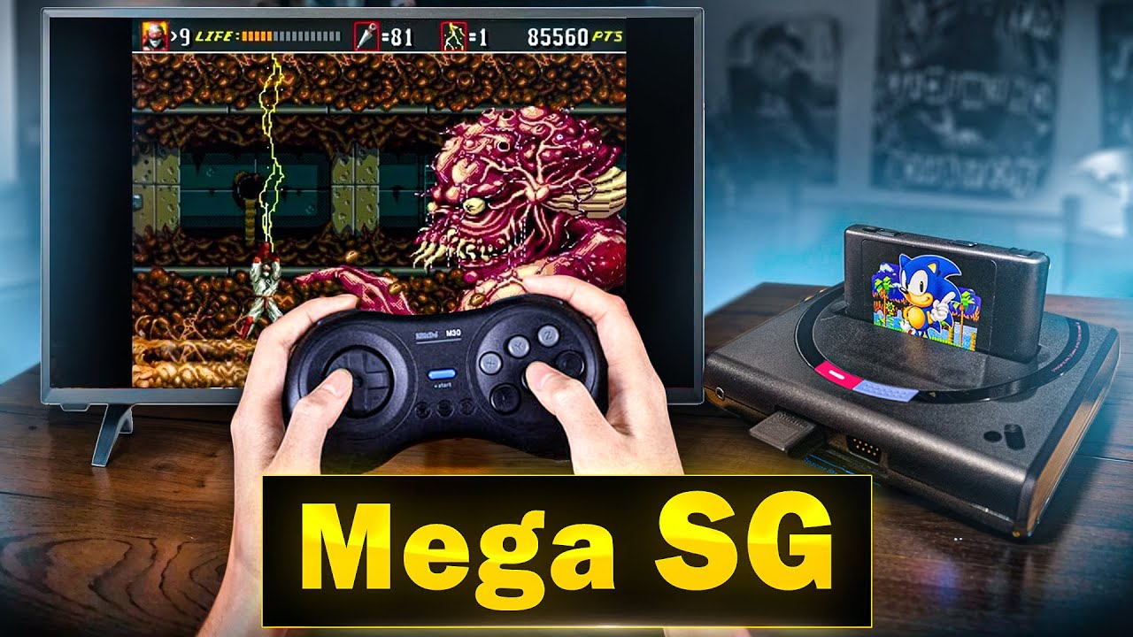 Mega SG - современная сега без эмуляции. Обзор в Нижегородском Музее Приставок