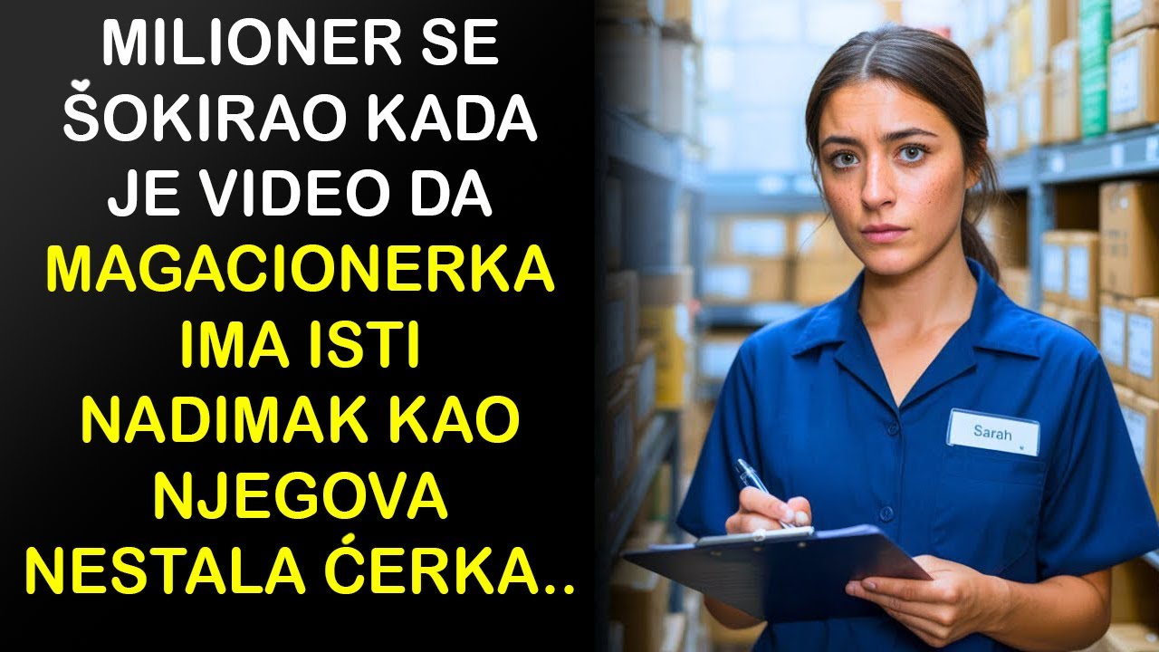 MILIONER JE VIDEO DA MAGACIONERKA IMA ISTI NADIMAK KAO NJEGOVA NESTALA ĆERKA, KADA JOJ JE PRIŠAO..
