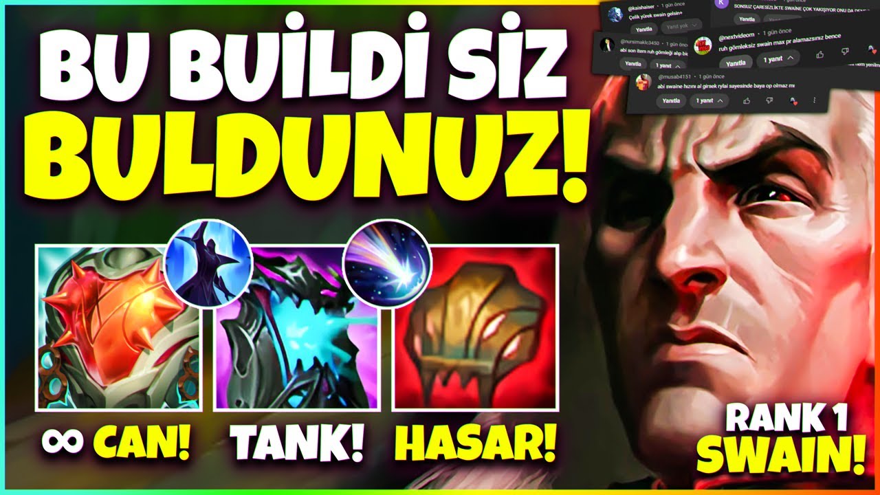 EŞYALARIMI VE RÜNÜMÜ İZLEYİCİLERİM SEÇTİ! | DÜNYA SWAİN 1. Sİ DENİYOR! | Pace LoL