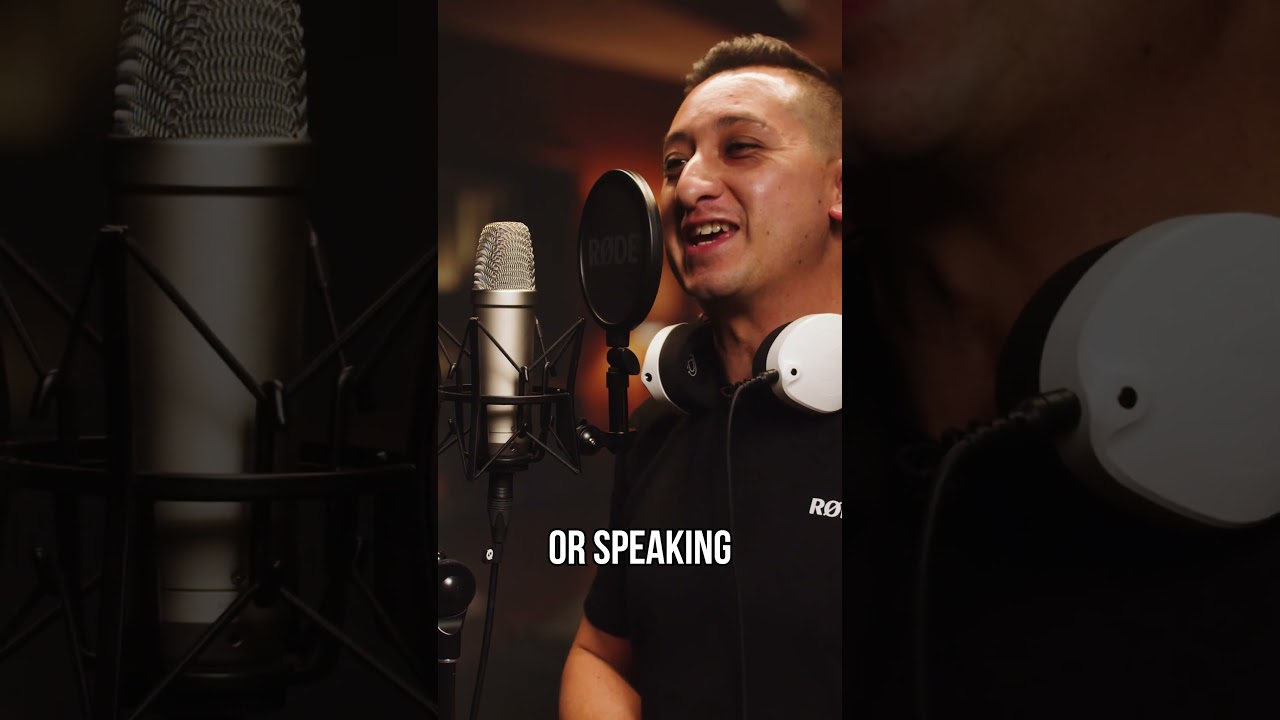Say it, don’t spray it. Here’s how to keep plosives out of your recording. 👆 