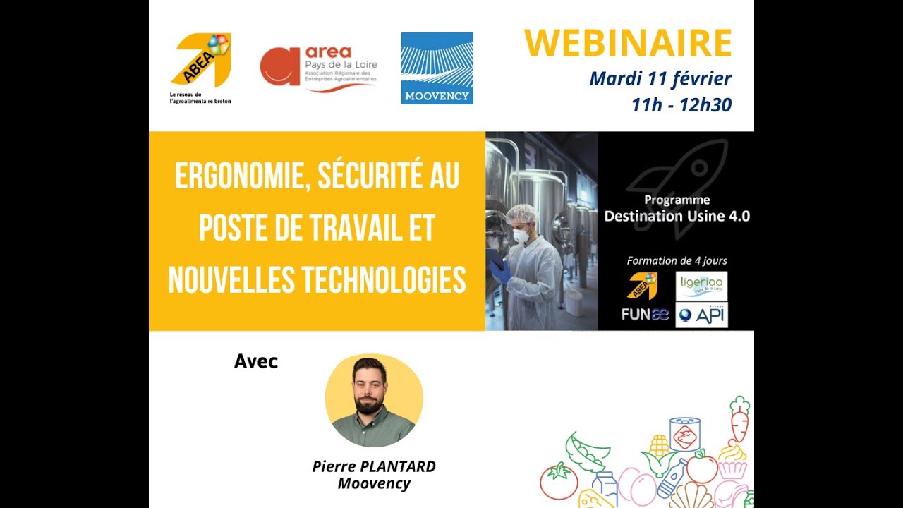 ABEAxAREA PAYS DE LA LOIRE - Webinaire Sécurité, Ergonomie des postes et innovations technologiques