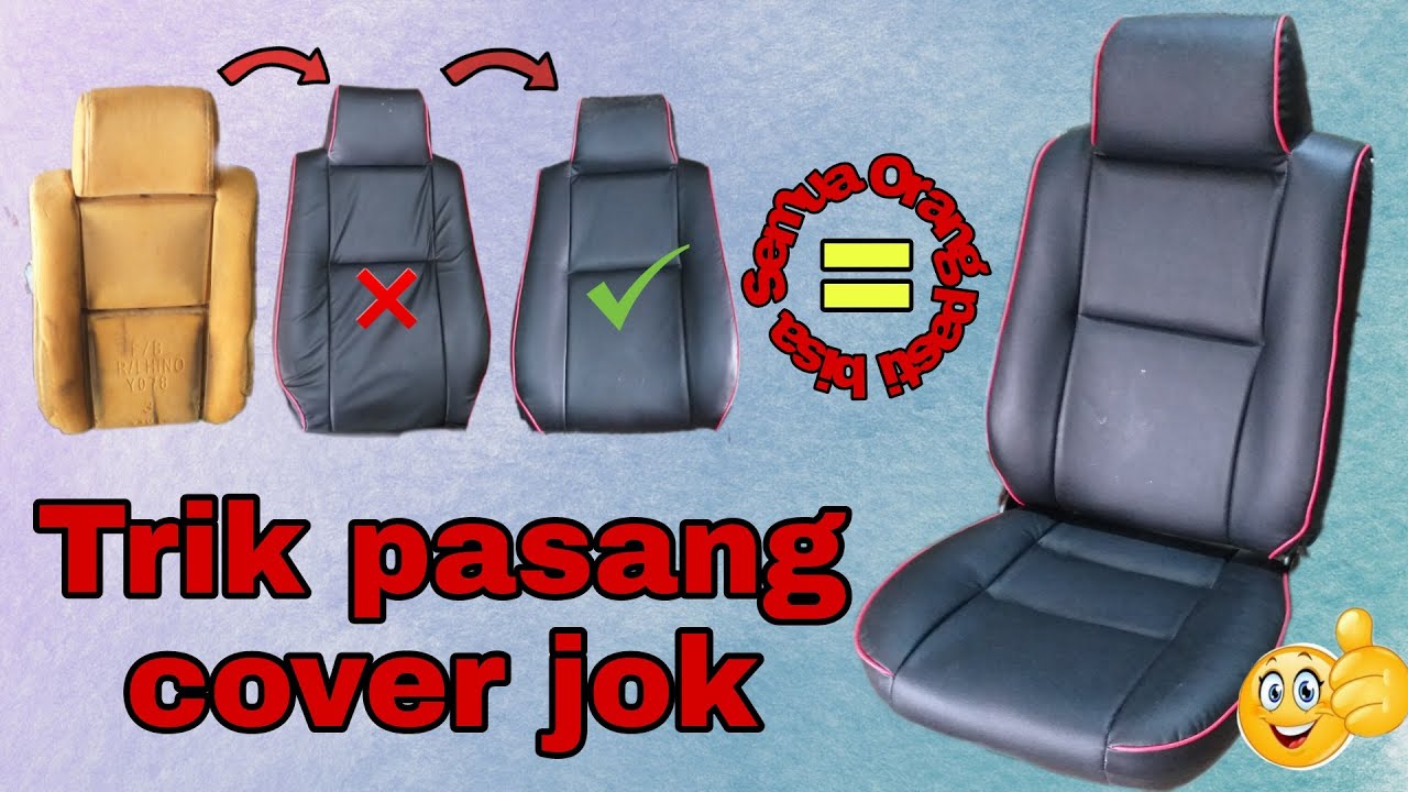 Cara pasang cover jok mobil hasil rapi | Jok Purbalingga #jokmobil #modifikasijokmobil