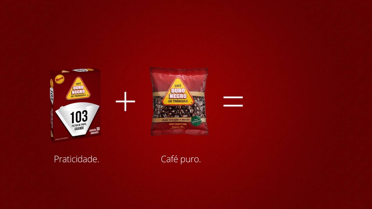 Caf&eacute; em filtro de papel - Caf&eacute; Ouro Negro