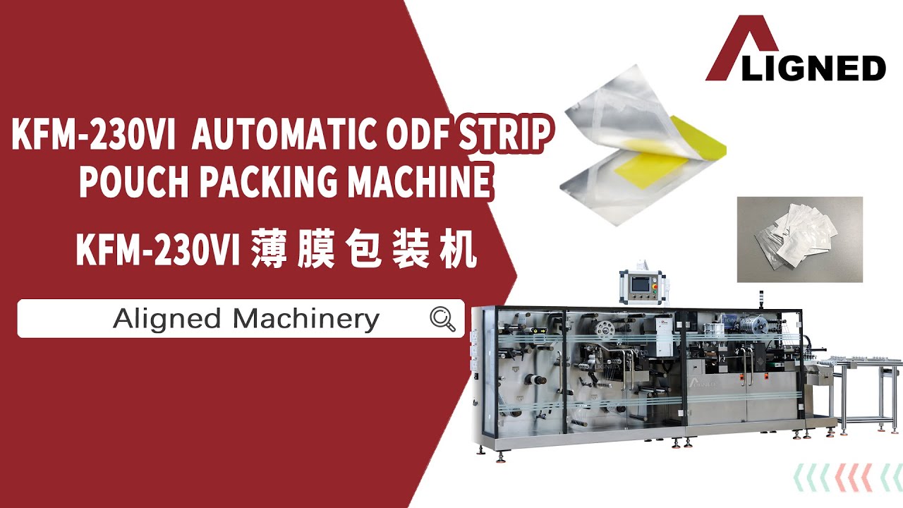 Oral dissolvable film strip packing machine
