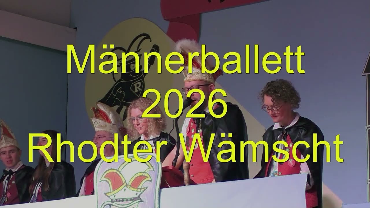 Männerballett 2026, Rhodter Wämscht