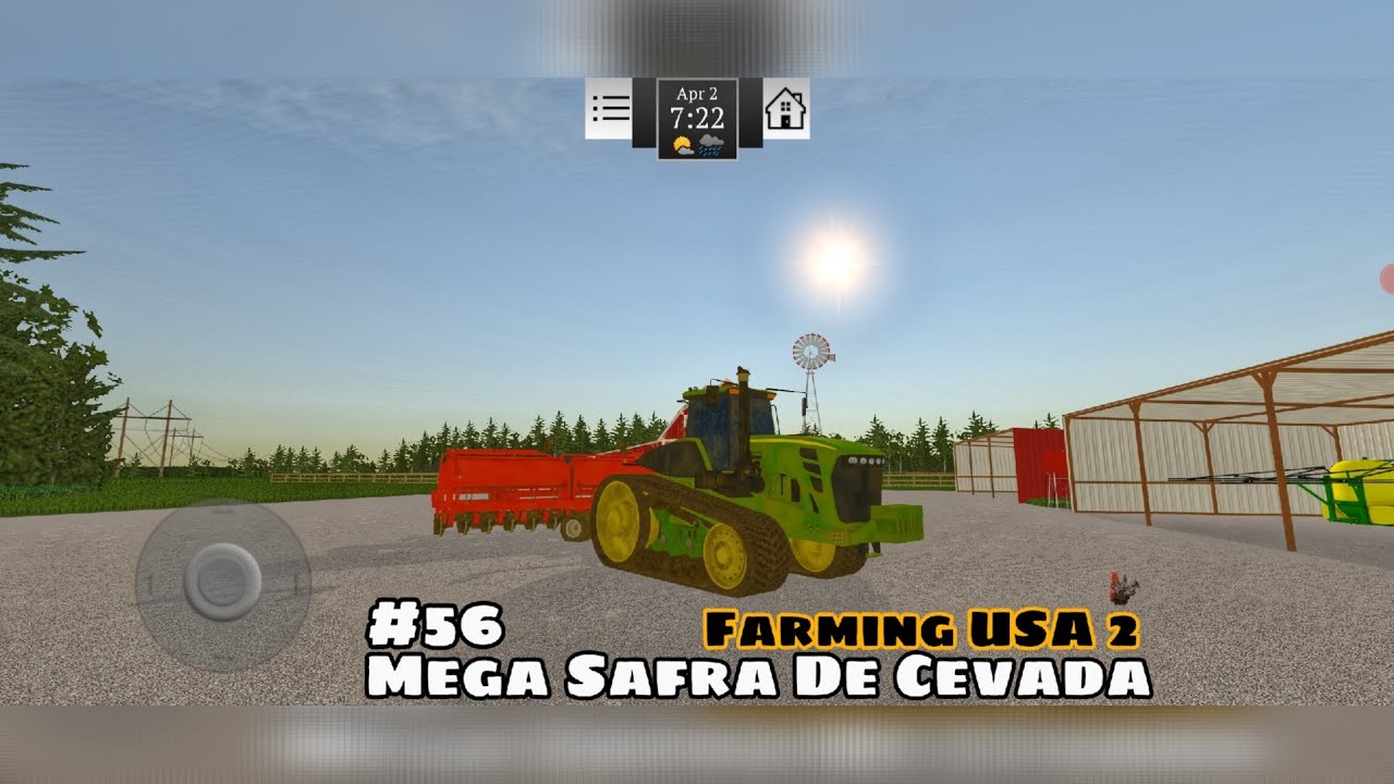 Farming USA 2 - Iniciando a Safra De Cevada Na Fazenda 