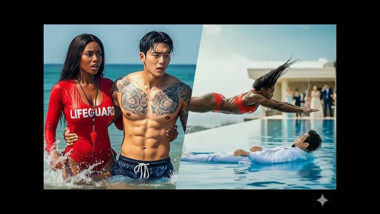 A Black Lady Rescues a Korean Mafia ... what happened next will shock you🌊💕