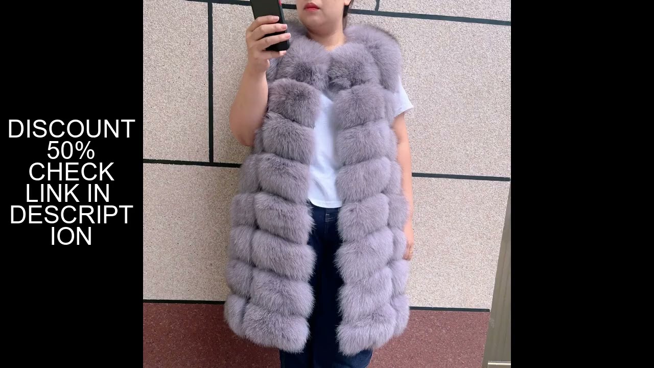 Natural Fox Fur Vest Lady Warm Vest Multicolor 100% Natural Fur Coat fox fur vest real fur vests sle