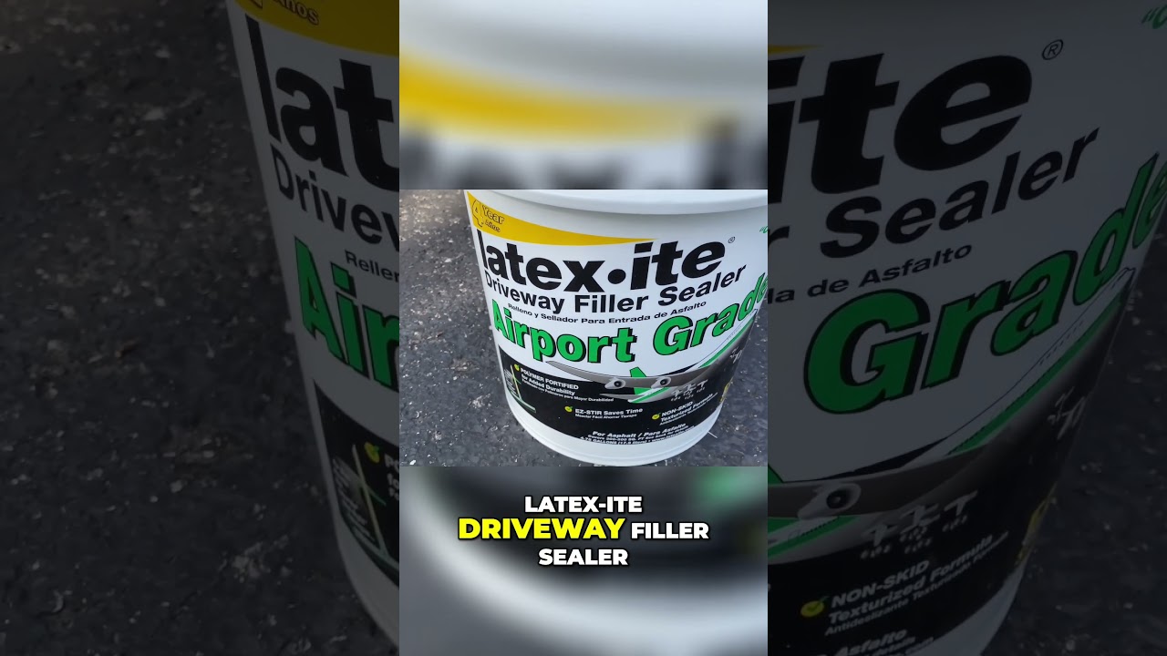 Revive Your Worn Out Asphalt with Latex ite! Best Driveway Repair Product!