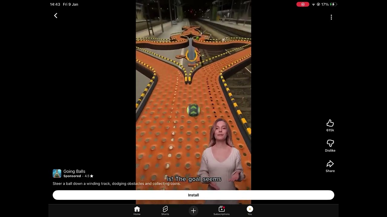 WTH is this ad going balls