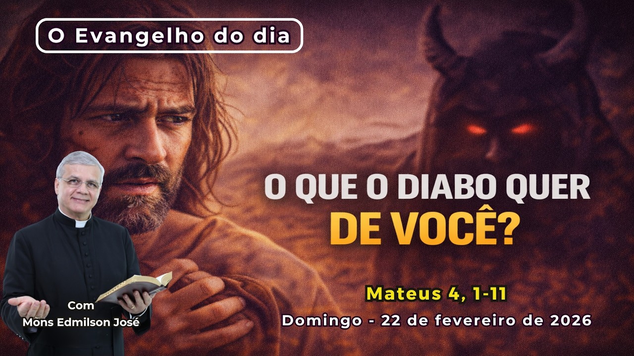 EVANGELHO DO DIA - 22/02/2026 - #HOMILIA DIÁRIA - #EVANGELHO DE HOJE - #LITURGIA DE HOJE