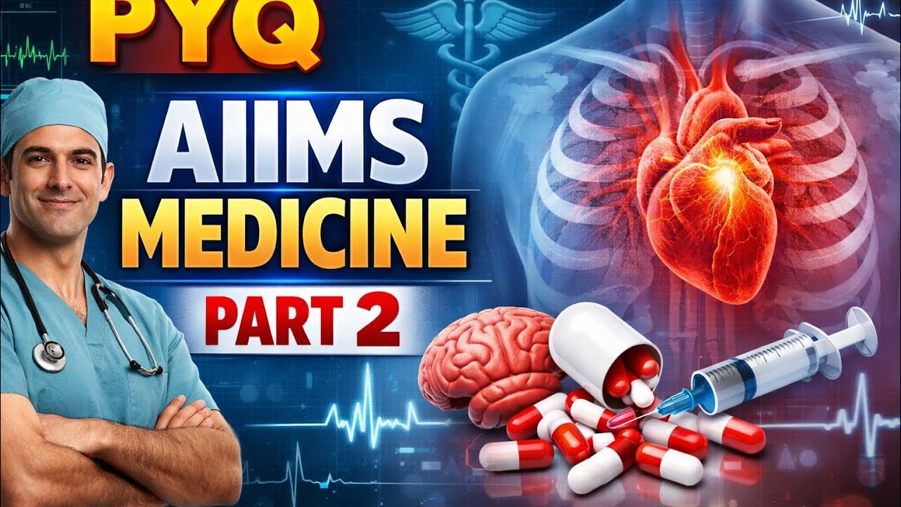 AIIMS 2020 medicine pyq part 2