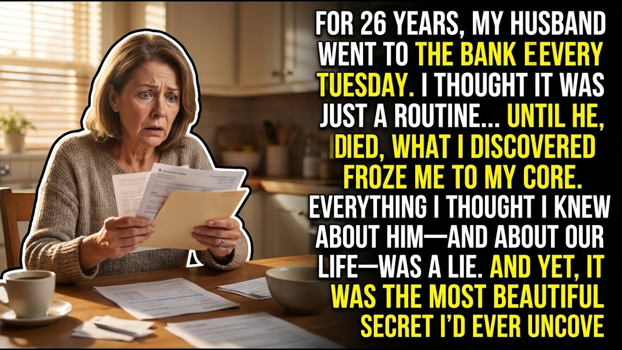 My Husband Went to the Bank Every Tuesday — The Secret I Never Knew