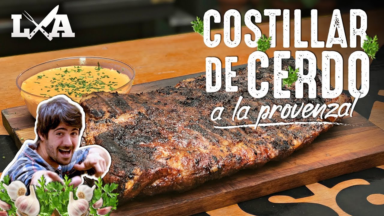 Costillar de Cerdo Asado a la Provenzal - Receta de Locos X el Asado