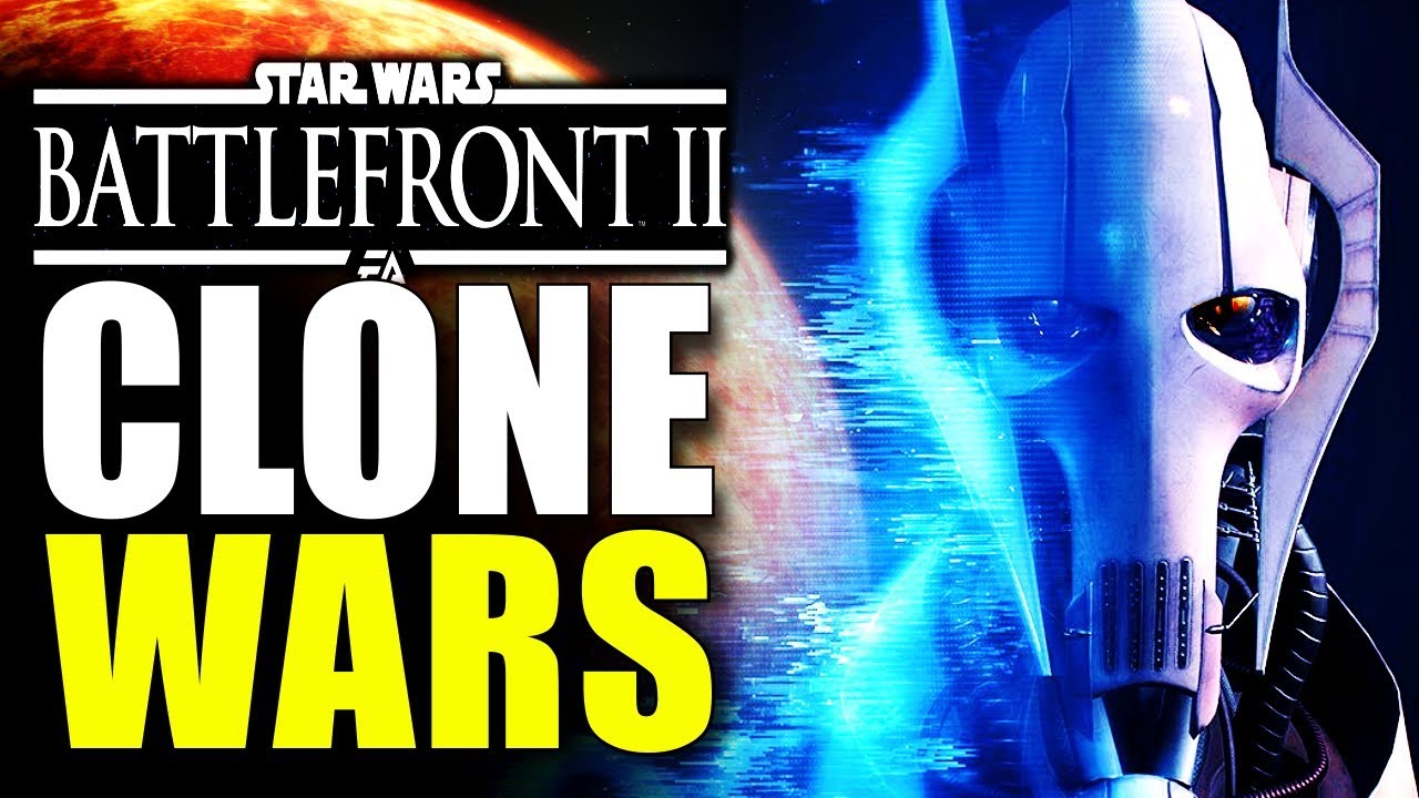 CLONE WARS DLC, CONQUEST MODE, GEONOSIS - (Grievous and Dooku!) - Huge Battlefront 2 News Update!