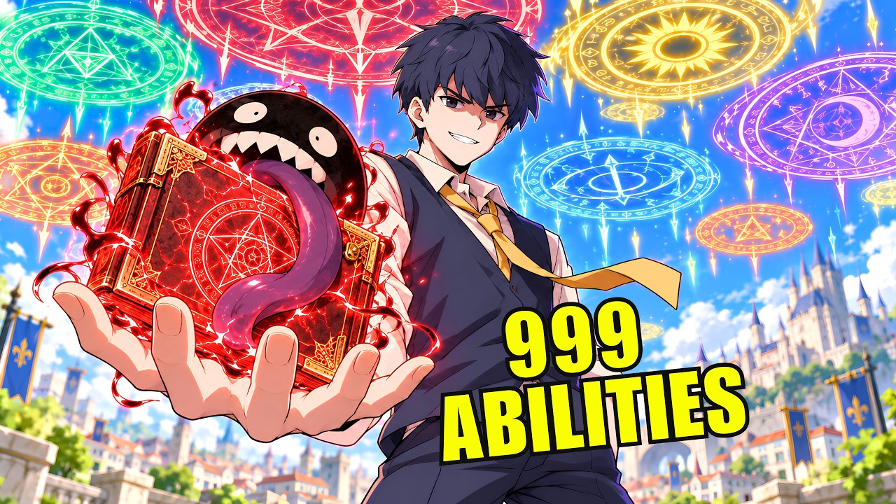 While Everyone Studies Magic for Years, He Just EATS Books and Learns Their Spells! | Manhwa Recap