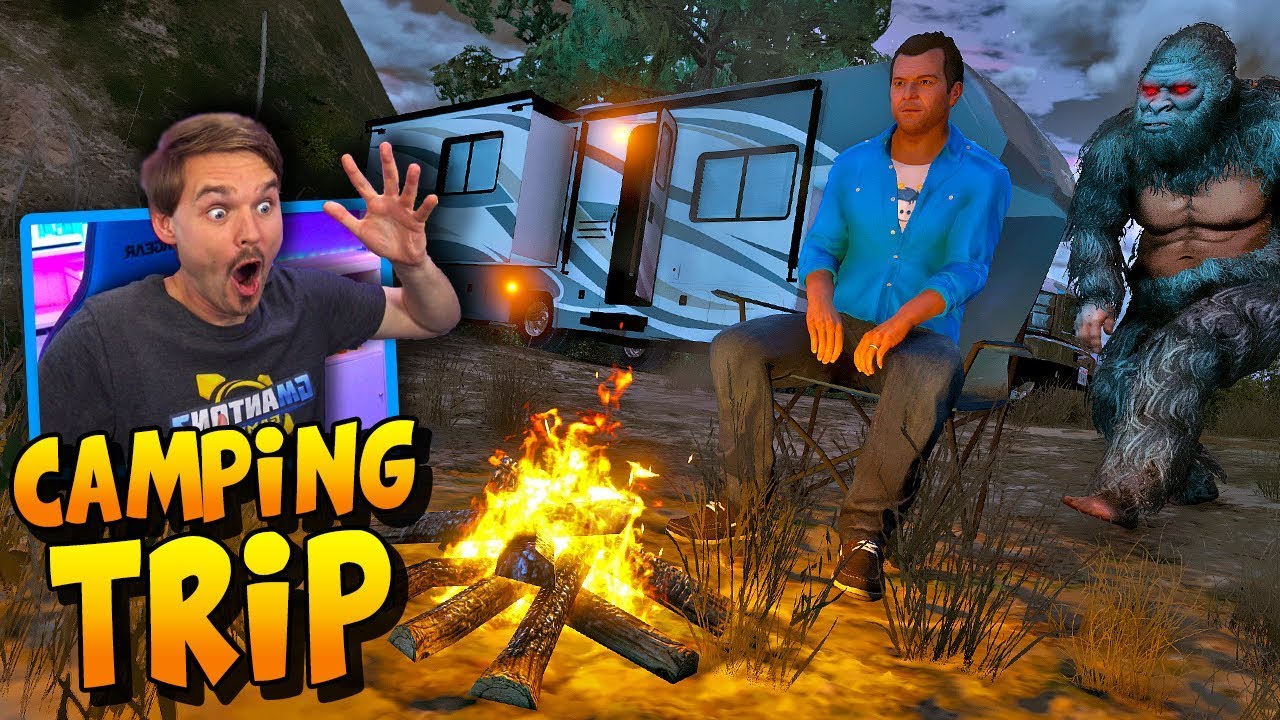 GTA 5 REAL LIFE MOD Camping in a New RV and Killing Bigfoot! #GTA5 #GTA5RealLifeMod #GrandTheftAuto5