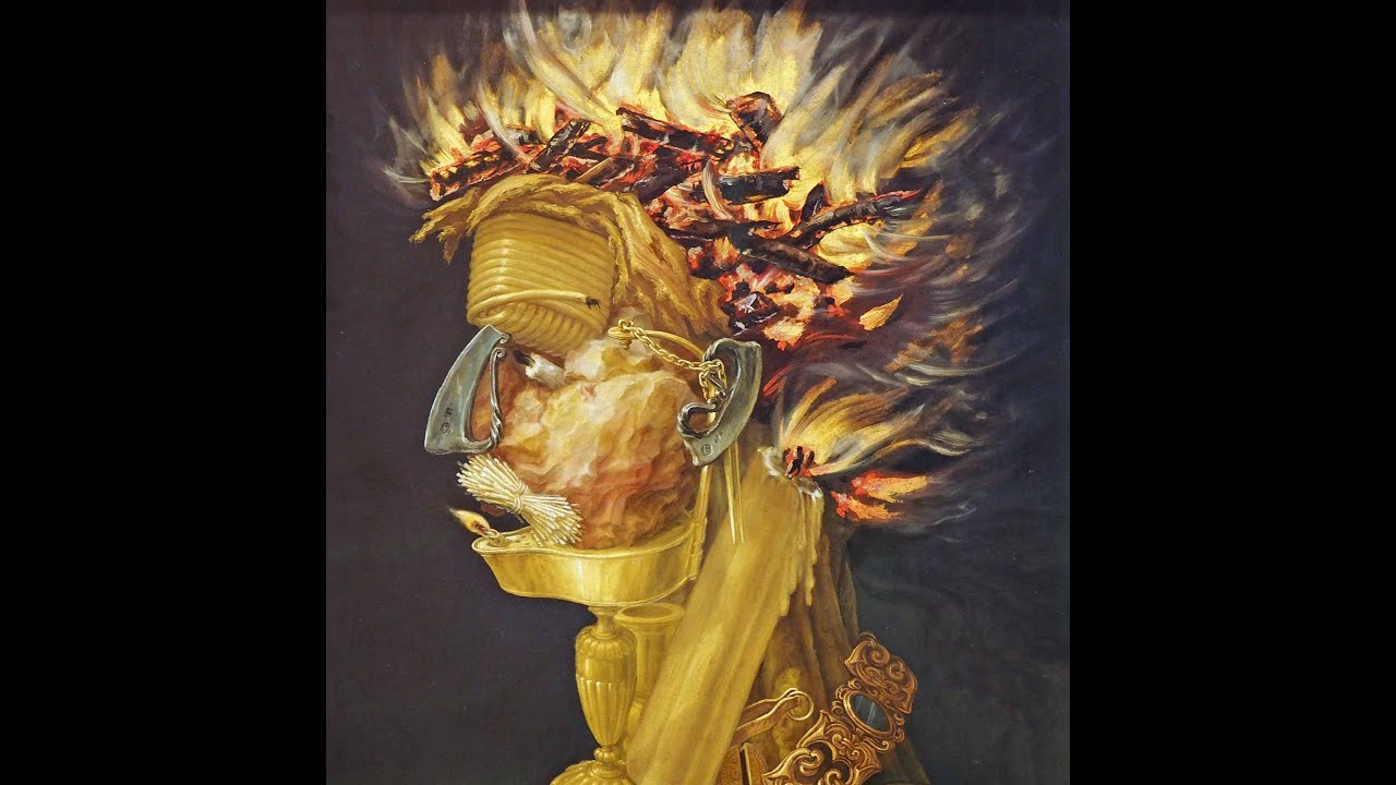 Giuseppe Arcimboldo - Paintings by Giuseppe Arcimboldo - The Four Elements (1566).
