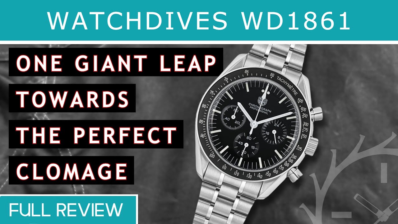 Watchdives WD1861 Полный обзор Speedy Homage King