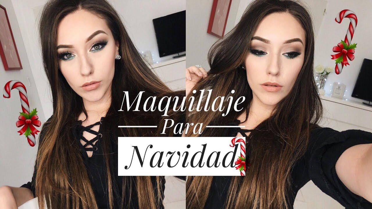 MAQUILLAJE  PARA NAVIDAD 2!! Smokey Eye VERDE♡ | Melina Quiroga Makeup