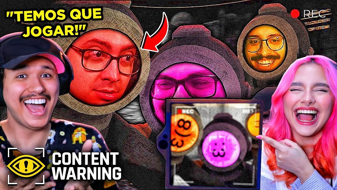 QUEBRAMOS com as AVENTURAS do ALANZOKA no Content Warning KKKK | React Viralizou Clips