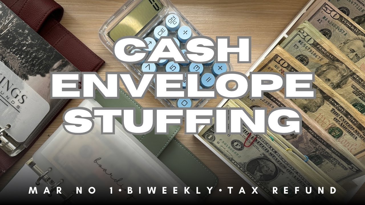 Cash Envelope Stuffing | Sinking Funds | Tax Refund | $1840