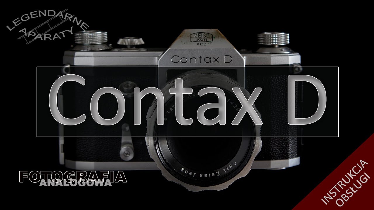 🎞 Contax D - instrukcja obsługi - Fotografia Analogowa