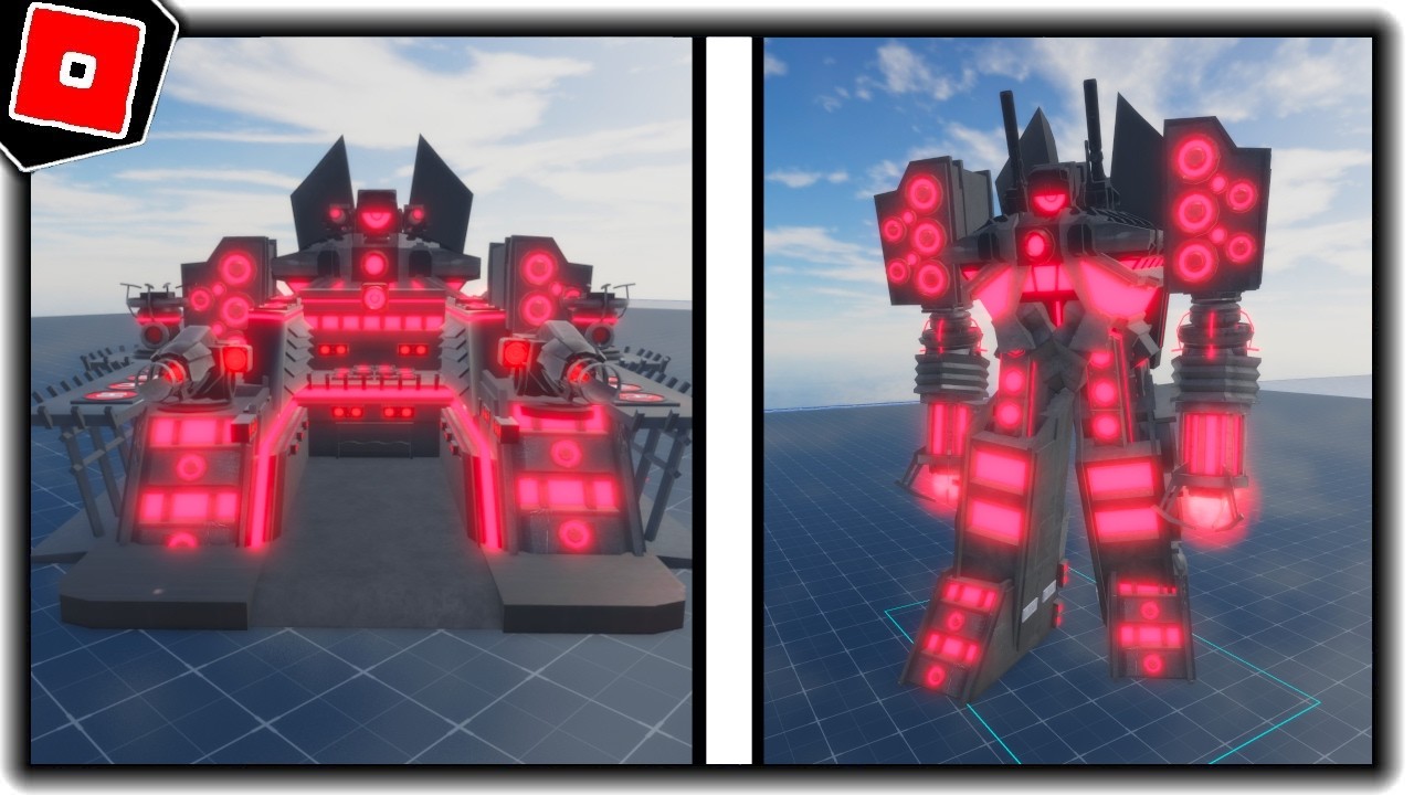 SHOWCASING UPGRADED SPEAKER MECH TOWER in SKIBI DEFENSE - Roblox
