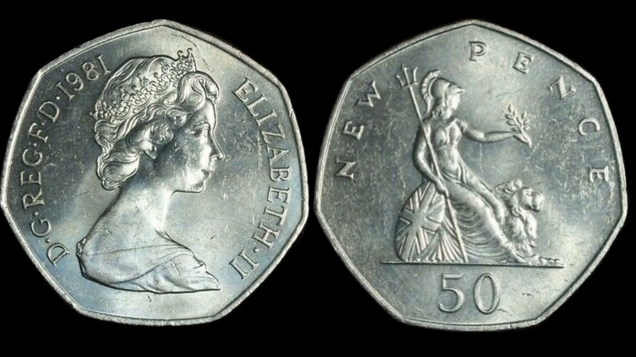 UK 1981 50 New Pence Coin VALUE + REVIEW