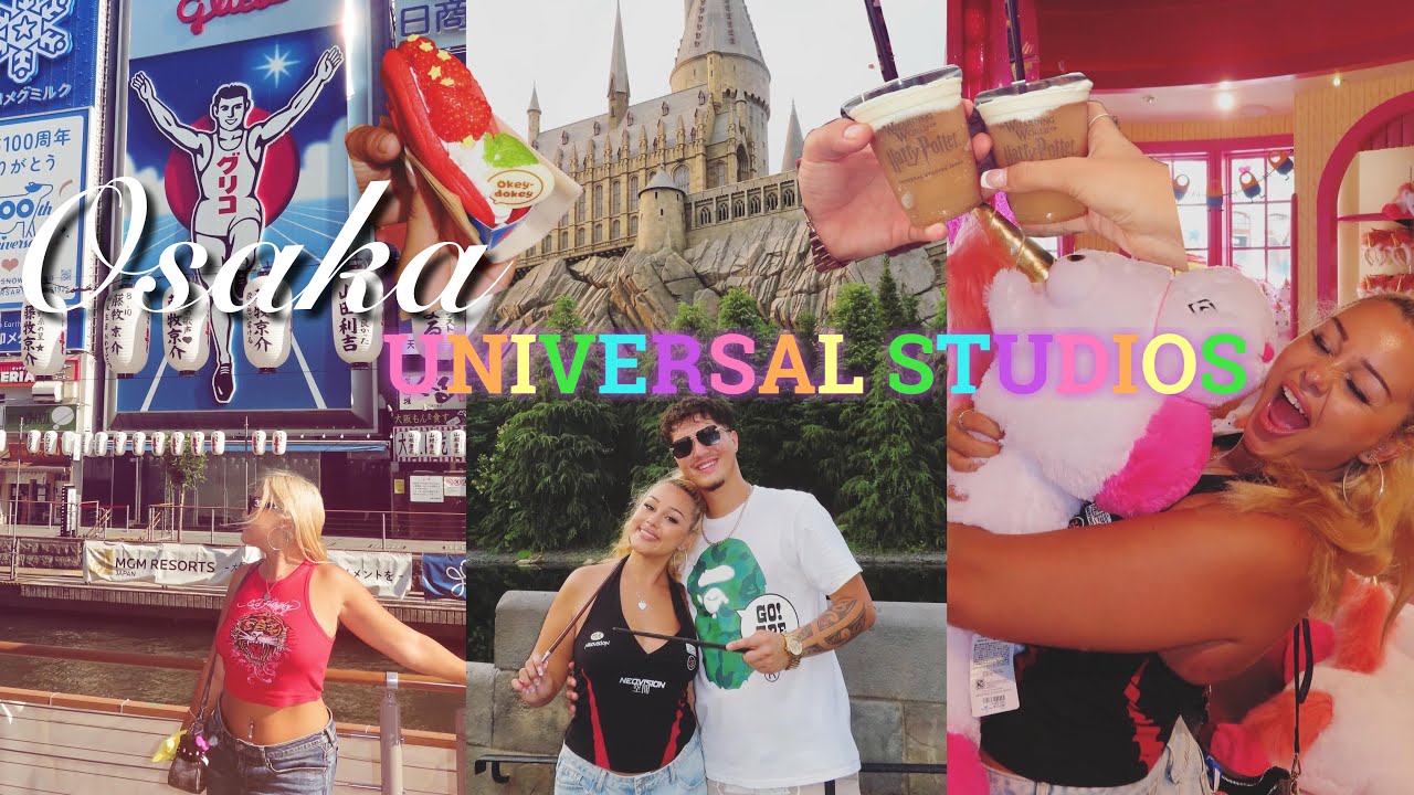 EXPLORING OSAKA & UNIVERSAL STUDIOS JAPAN! Supernintendo, Harry Potter, Dontonbori & more!
