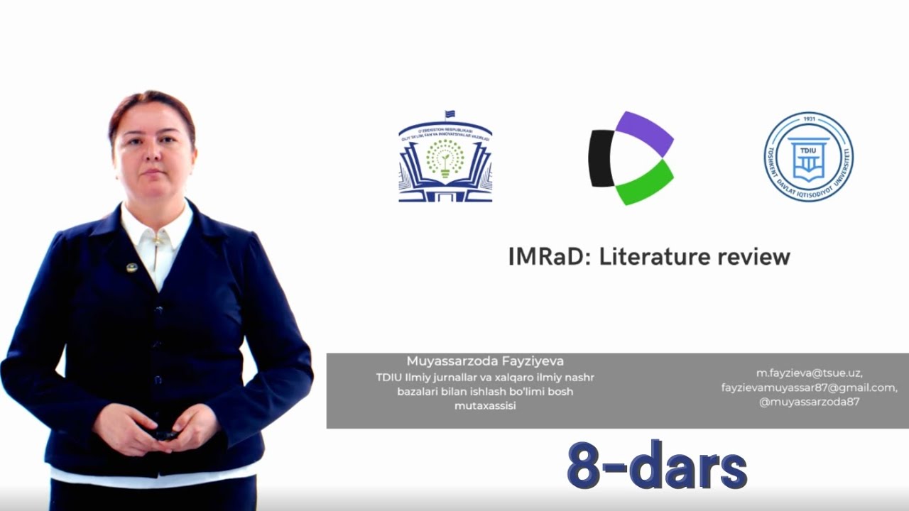 8-dars | Literature review qanday yoziladi?