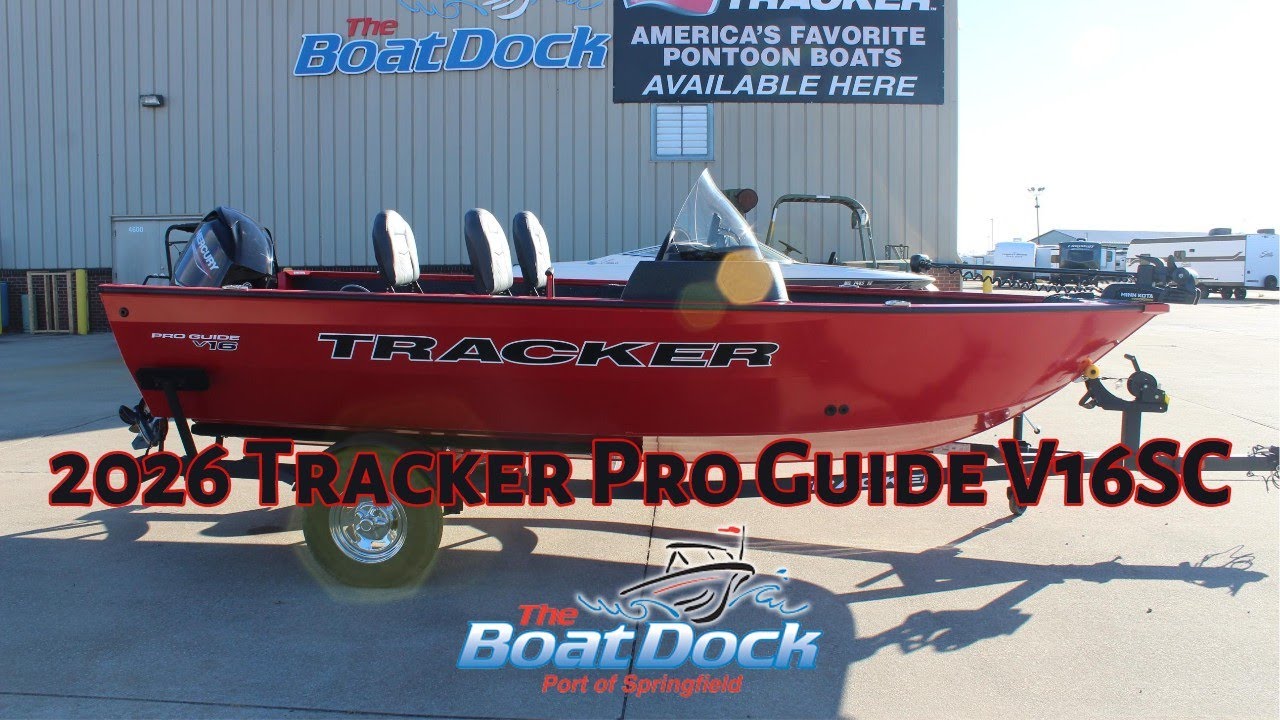 2026 Tracker Pro Guide V-16 SC | Compact. Capable. Ready to Fish. | The Boat Dock