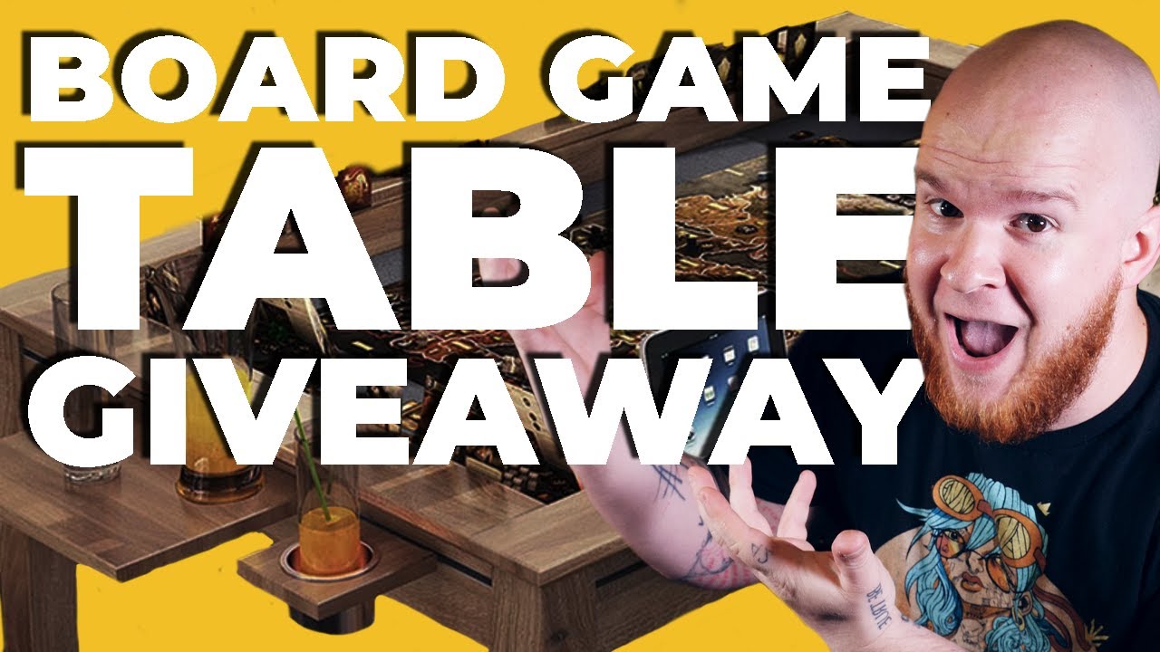 Will YOU win this Board Game Table?! - Weekly Giveaway