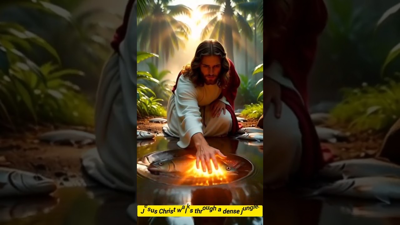 Jesus Christ Healing fishes Jesus miracle 